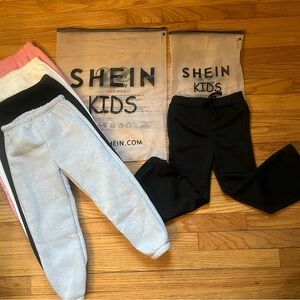 SHEIN lot! Girls sweatpants and flare pants (5Y)